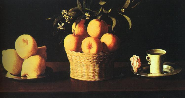 Francisco de Zurbaran Still Life with Oranges and Lemons Germany oil painting art